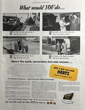 1951 National Automotive Parts Assn Industry Trucks Cars Rolling VTG Print Ad