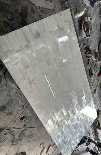Selenite Stone Dining Table Top, Crystal Stone Center Hallway Counter Top Decor - Picture 2 of 10