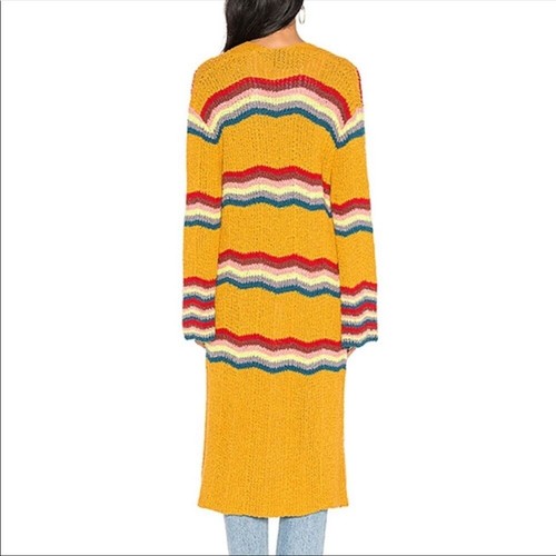 multi stripe knit cardigan | eBay