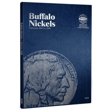 Coin Folder Buffalo Nickels 1913 - 1938 Set Collection - Whitman Album 9008