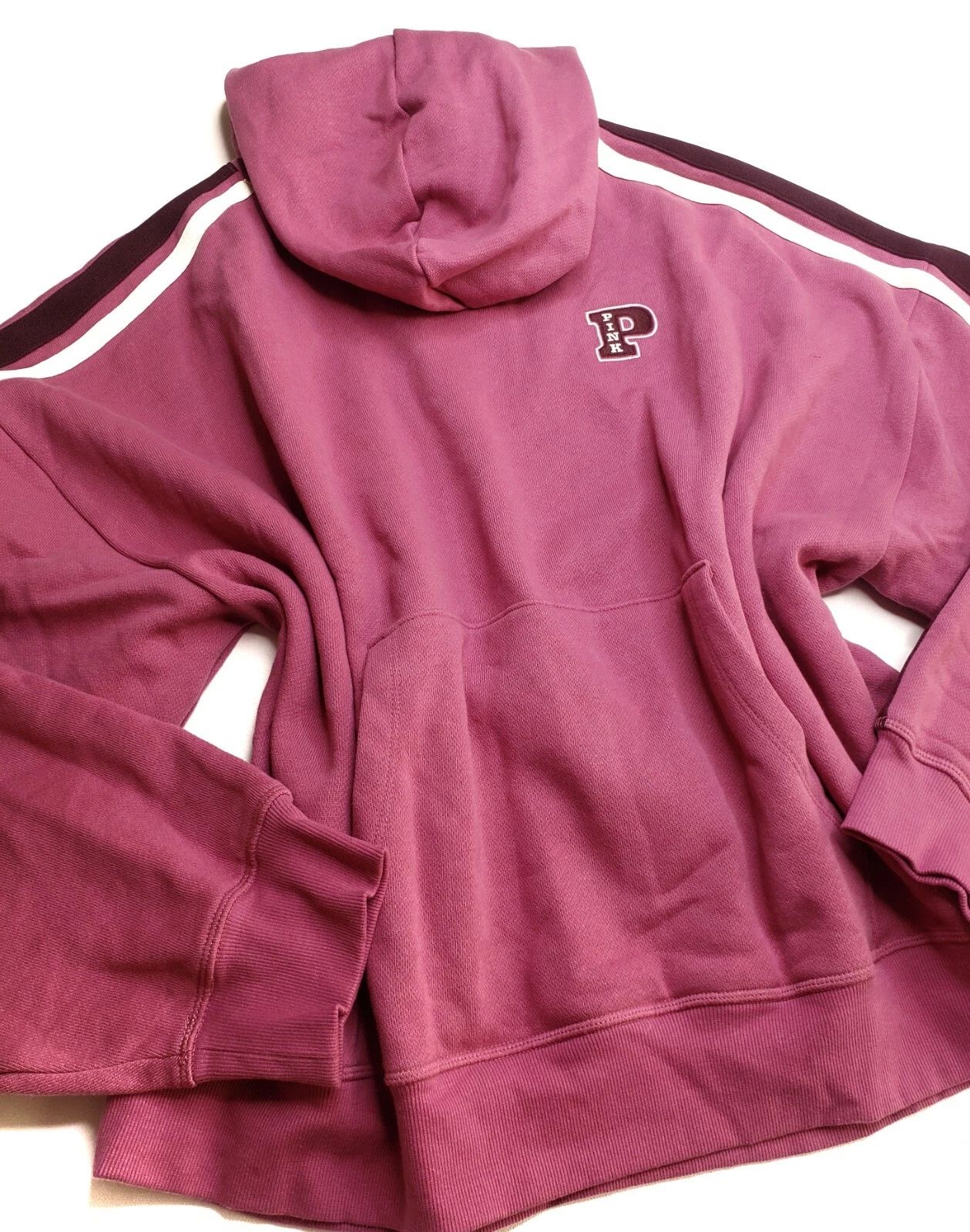 UNDERCOVER Felpa con cappuccio Victoria's Secret ROSA Ivy Fleece Campus prezzo al pubblico consigliato $55 taglia XL nuova con etichette