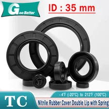 Oil Seal 35mm  Rotary Shaft Double Lip R23/TC TTO 4 mm - 12 mm Thickness