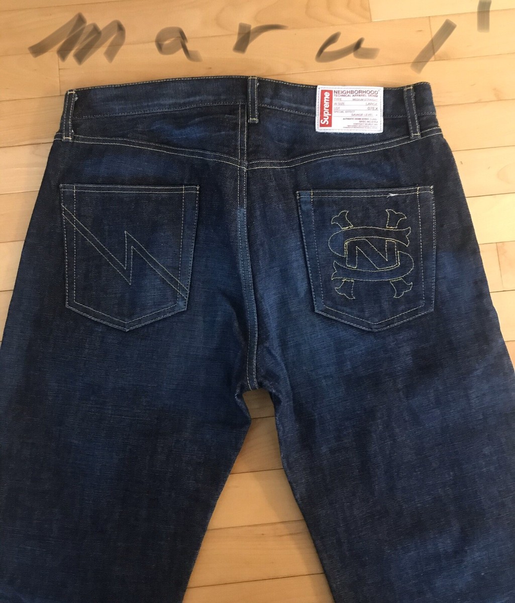 2007FW Supreme Neighborhood Denim pants Jeans limited NBHD 2007FW Supreme Neighborhood Denim pants Jeans limited NBHD
