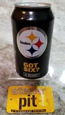 2016 PITTSBURGH STEELERS BUD LIGHT BEER CAN LIMITED KICKOFF BLK~GOT 6~FROM PGH!
