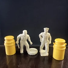 MARX Service Center Tire Man & Cop & Barrels