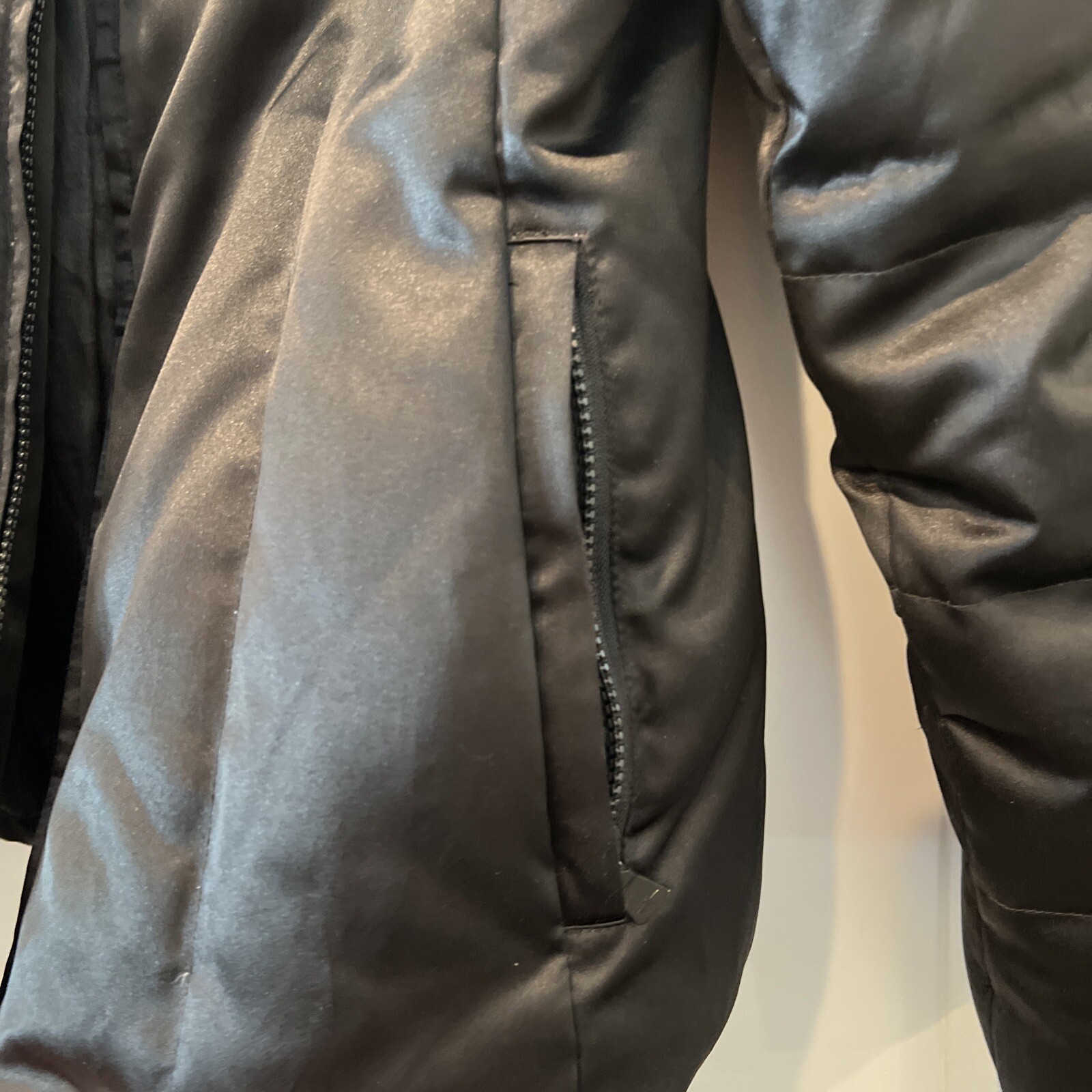 Womens Large Black Docker Jacket - image 4