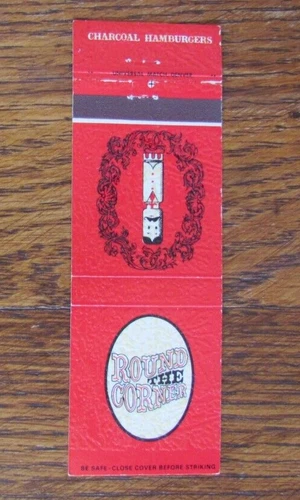 DENVER BOULDER BATON ROUGE MATCHBOOK COVER: ROUND THE CORNER EMPTY MATCHCOVER -A