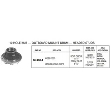 Dayton Hub without Studs PN 11-0605A