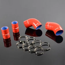 Fit For 04-05 Chevrolet GMC 6.6L Duramax LLY Intercooler Boot Silicone Hose Kit