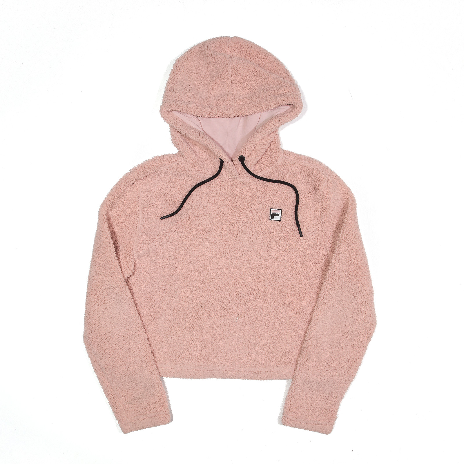 FILA Felpa donna con cappuccio rosa pullover S