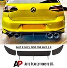 VW Golf R MK7 Rear Diffuser and Rear Side Splitters 2013-2016 Spoiler Body Kit