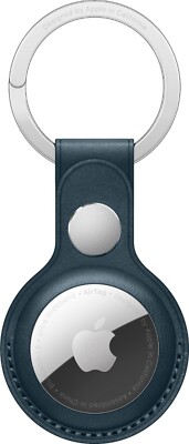 GENUINE BRAND NEW SEALED Apple AirTag Leather Key Ring - Baltic Blue