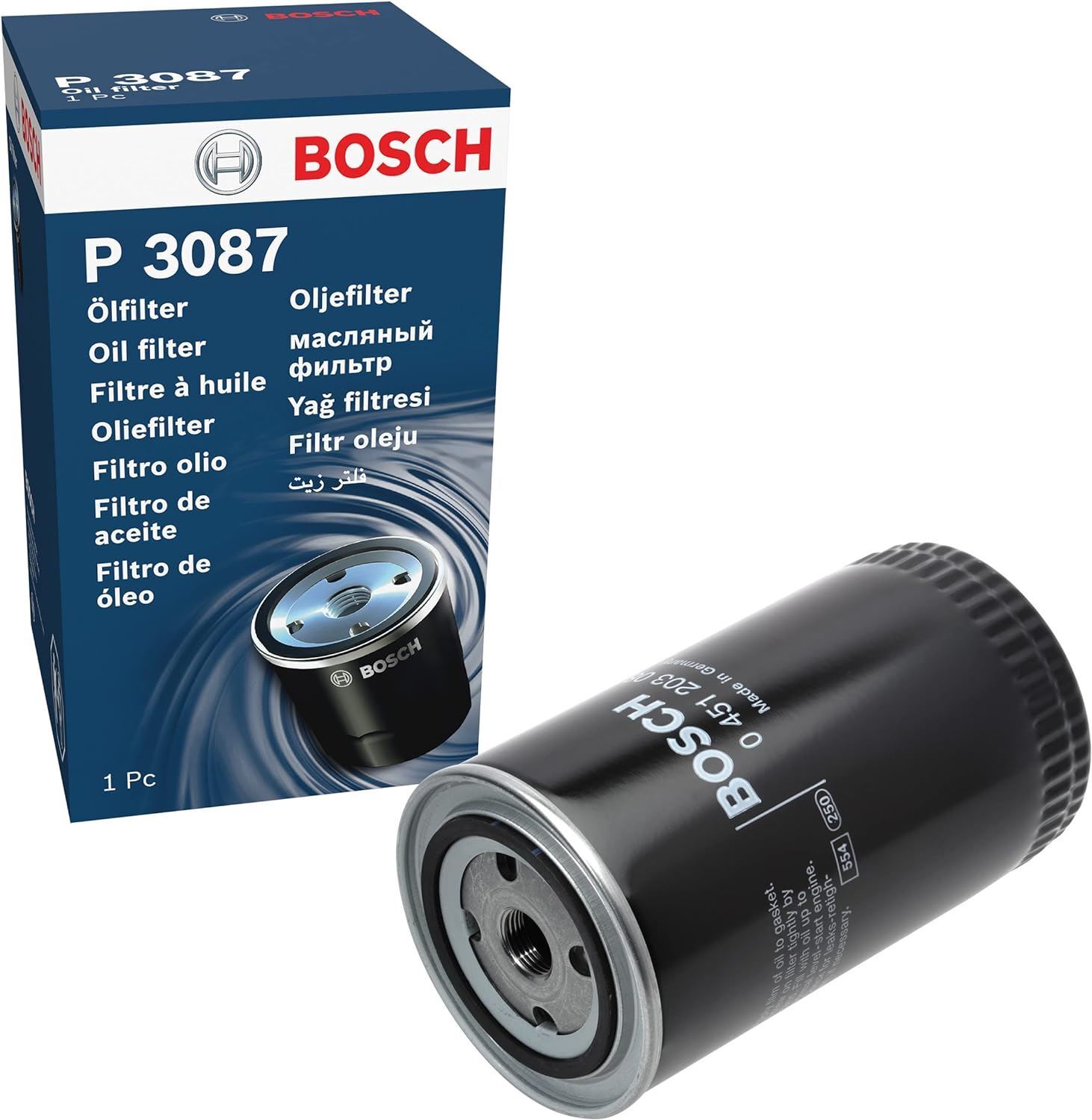 For VW - Transporter MK4 2.5D 1995-2003 Oil Filter P3087 0451203087 Bosch