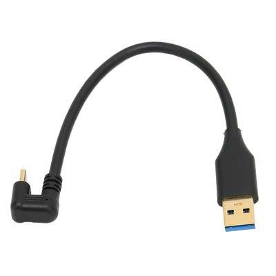 New USB Cable 5Gbps USB 3.0A Male AMC To TypeC U Type Elbow ABS Data Cable For C
