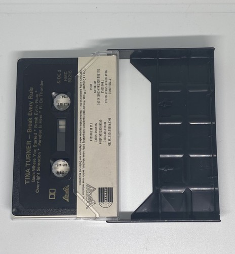 Tina Turner Break Every Rule Cassette Tape 1986 Rock Pop Rare Great Condition - Picture 5 of 8
