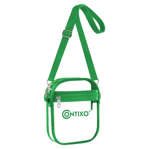 Bolso Bandolera Contixo TB03 Transparente para Estadios Eventos, PVC, Bolso Mensajero - Imagen 10 de 27