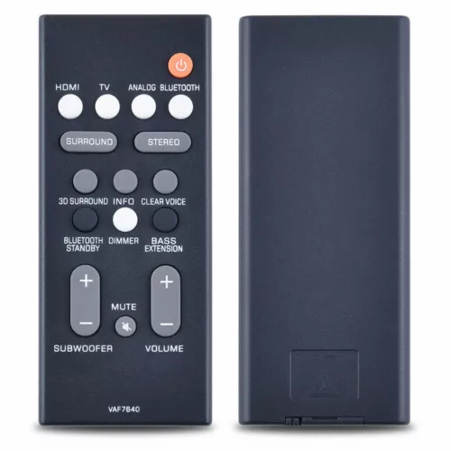 VAF7640 Remote Control For Yamaha Sound Bar ATS-1080 YAS-108 ATS1080 YAS108