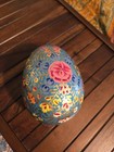 • Beautifully Painted Large Blue Lacquer Kashmiri Trinketbox Velvet Lined — photo 2