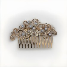 Bridal/Wedding Hair Comb w/ Pearls  Rhinestones for Prom Wedding Formal Event