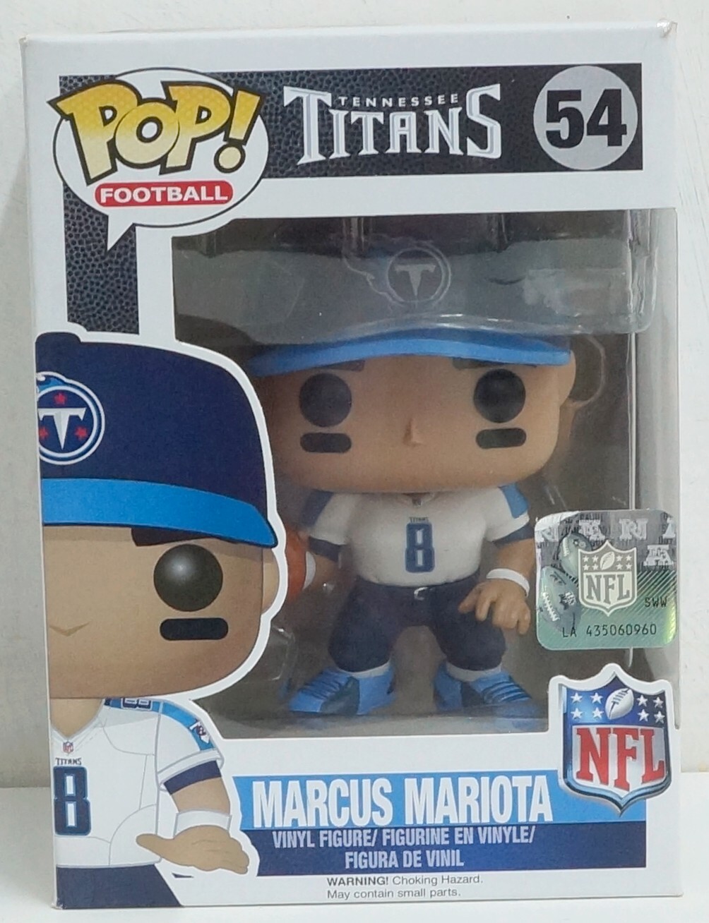 En Oferta Funko Pop! Football Nfl: Marcus Mariotta. Tennessee Titans N. 54. Action Figu...