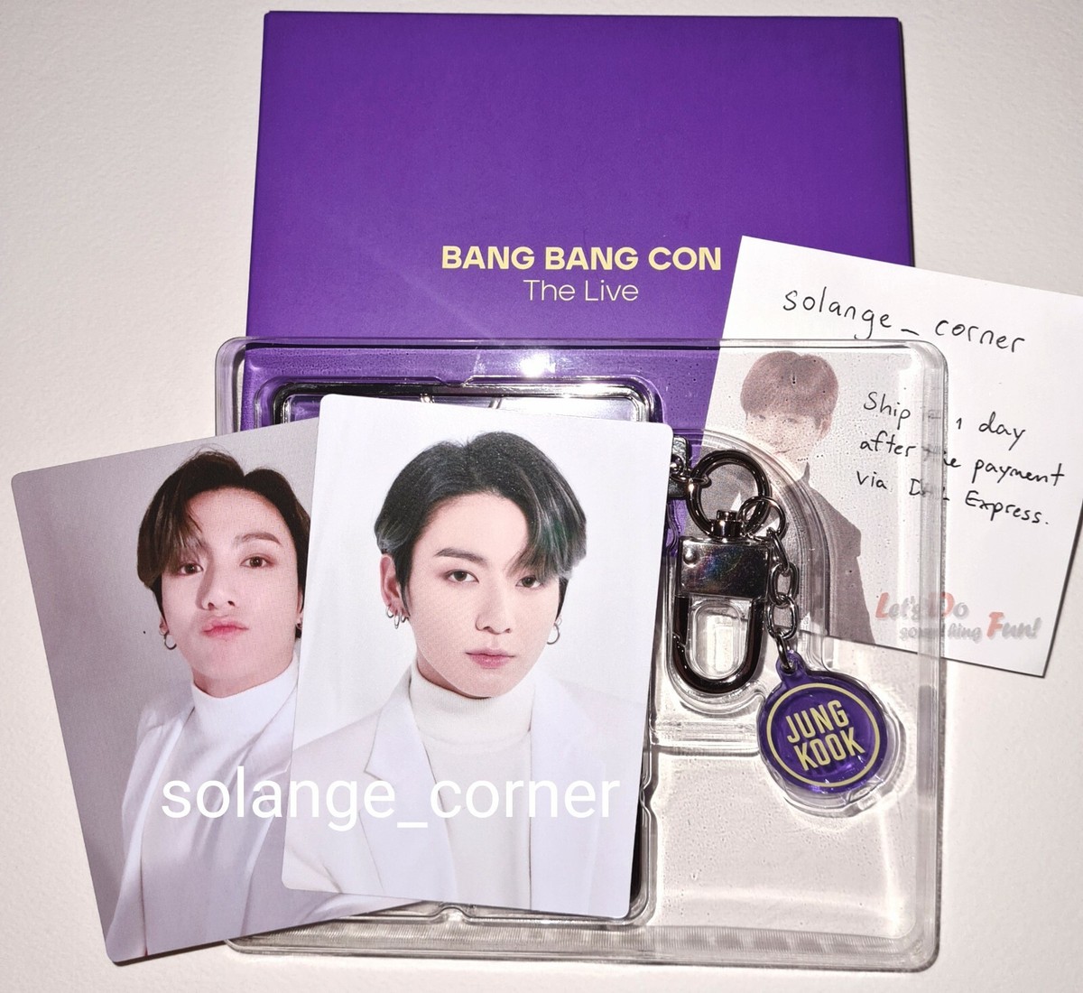 On Hand) BTS Bang Bang Con the Live Official Photo Card Holder
