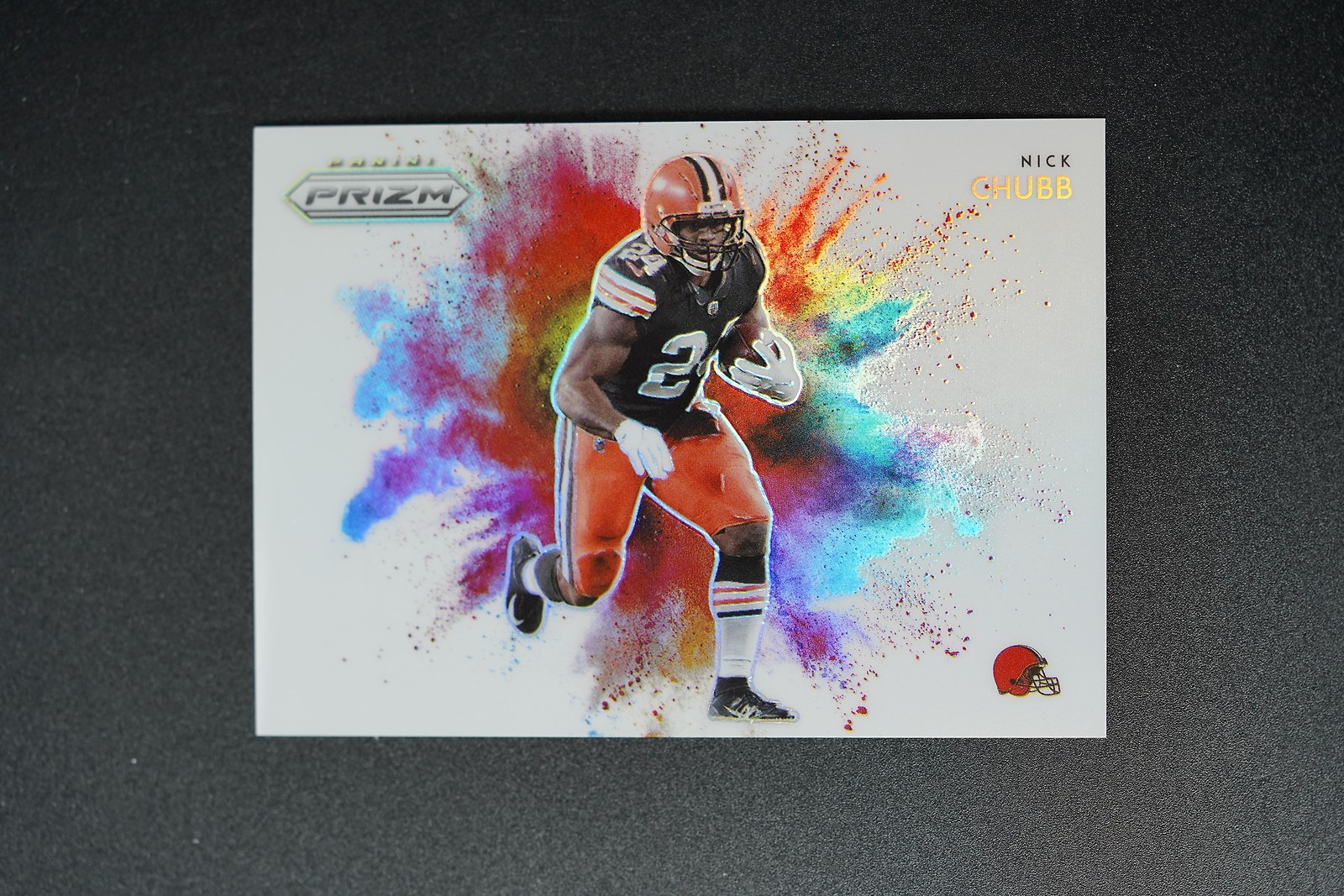 Nick Chubb 2021 Panini Prizm NFL Color Blast #CB-7 Cleveland Browns -ZZ