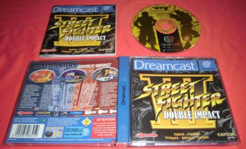 Dreamcast Street Fighter III Double Impact [PAL (Fr)] Sega Console CIB *JRF* - Photo 1/4