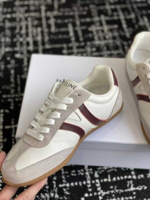 関税込 CELINE JOGGER LOW LACE-UP SNEAKER CELINE JOGGER LOW LACE-UP SNEAKER in CALFSKIN & SUEDE