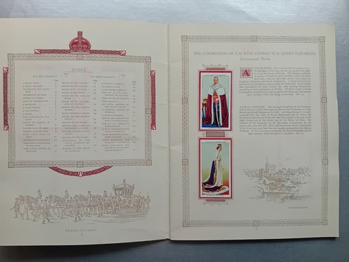 2 Complete Player Cig Card Albums: George VI Coronation; Kings Queens of England - Picture 5 of 24