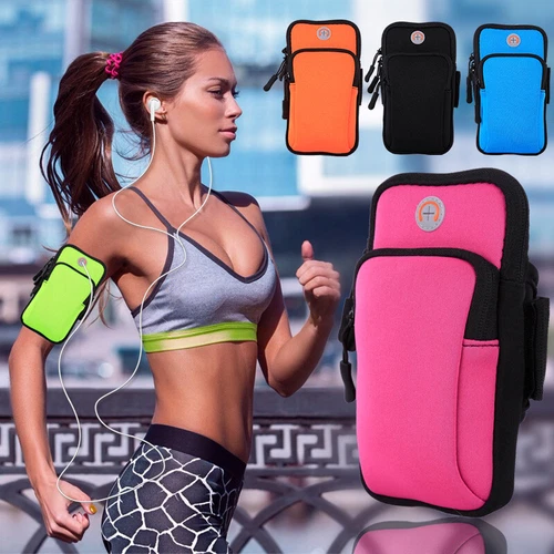 Armband Handy Halter Laufen Joggen Tasche Case Sport Gym Laufen Schlüsseltasche - Bild 2 von 21
