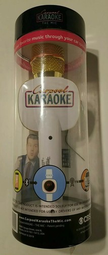 Singing Machine Official Carpool Karaoke, The Mic, Bluetooth Microphone for Cars - Picture 3 of 8