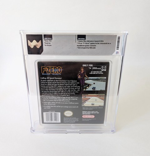 F-Zero: Maximum Velocity WATA 7.5 A Sealed Nintendo GBA Gameboy Advance VGA CGC - Picture 2 of 6