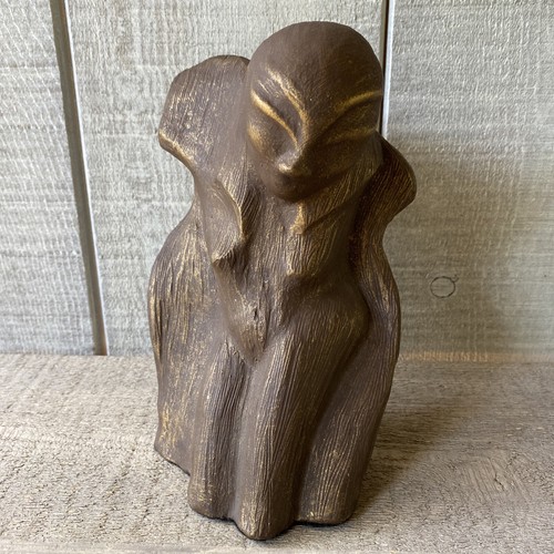 Vintage Mid Century Modern Ceramic Sculpture Abstract Nude Female Form