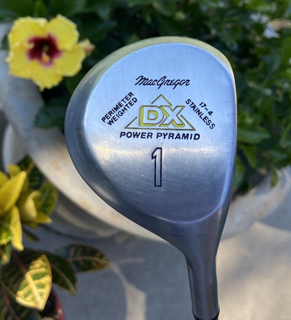 MacGregor DX Power Pyramid 1-Wood⛳ RH Stainless Steel Shaft Stiff