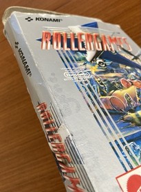 NES ~ ROLLERGAMES ~ Nintendo NES-US-AUS Game Cart + Sleeve + Inst Box Pal A