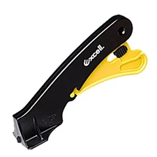 Excell Steady Utility Knife (AS-9): Steady Utility Knife (Black/Yellow trigger)