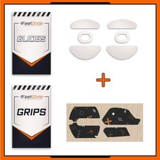 FeetGlide PTFE Mouse Skates  Grip Tape Bundle for SteelSeries Aerox 5 Wireless