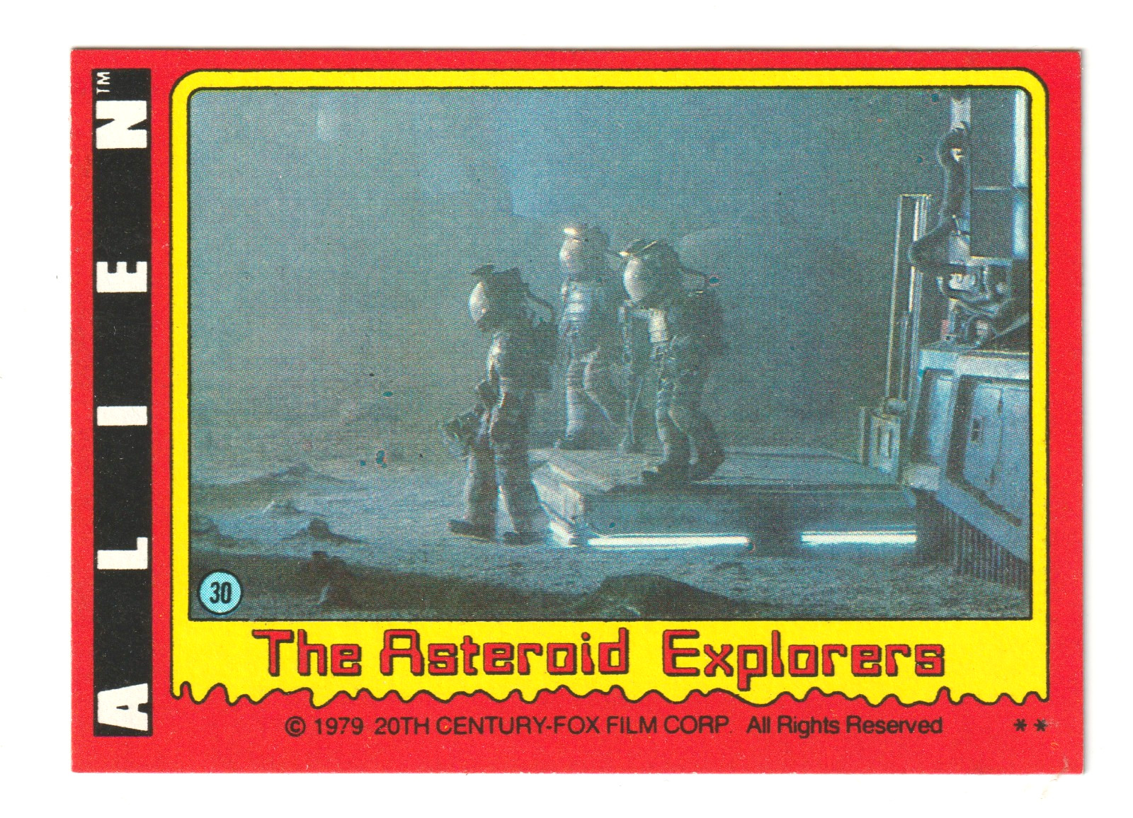 1979 Topps ALIEN #30 The Asteroid Explorers NM