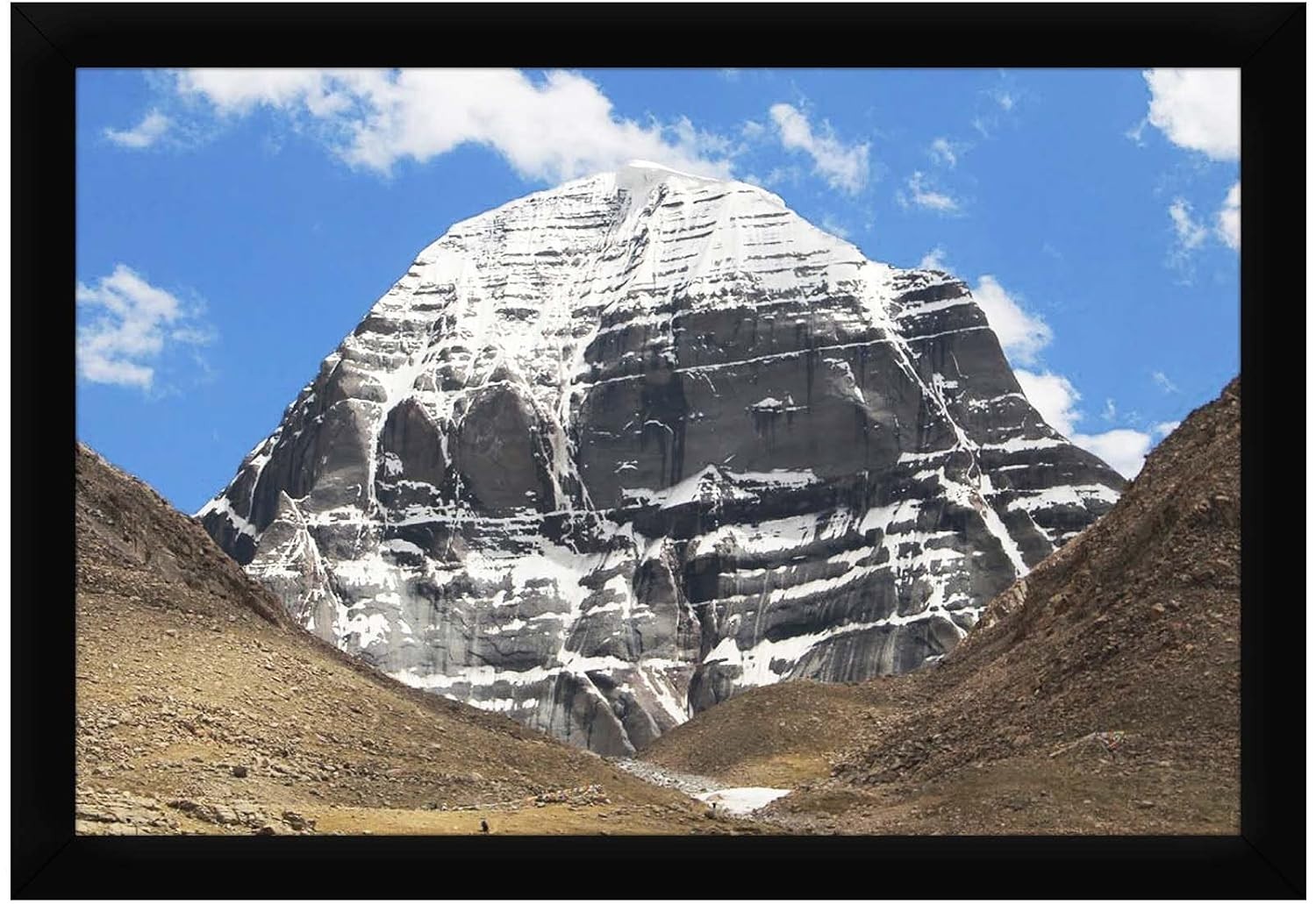 Mount Kailash Home of Lord Shiva Photo Wall Painting Framed