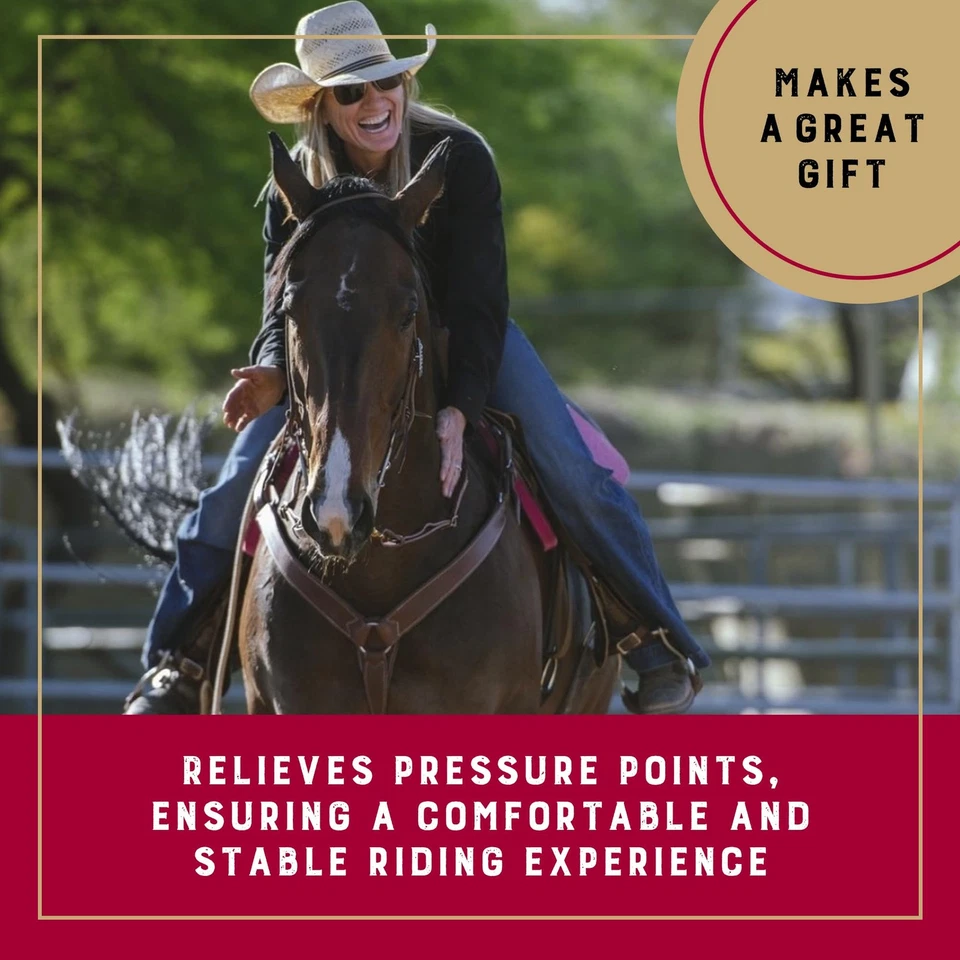 Almohadilla para silla de montar Weaver Equine Western Horse, malla, asiento de gel amortiguador para Foto 4 de 4