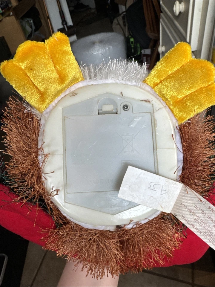 DanDee Animated Musical Christmas Turkey Plush Deck The Halls Singing Works - Image 4 of 4