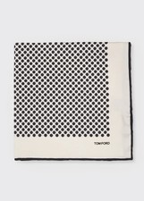 Tom Ford Brand NEW  260  Large Polka Dot Pocket Square
