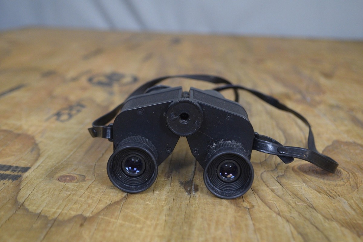 Vintage Japanese Binoculars Japan Mark T2282 Passed Black Compact
