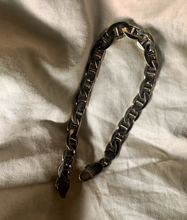 Solid 925 Sterling Silver Italian Mariner Link 22" Chain & 8" Bracelet Set 57.5g