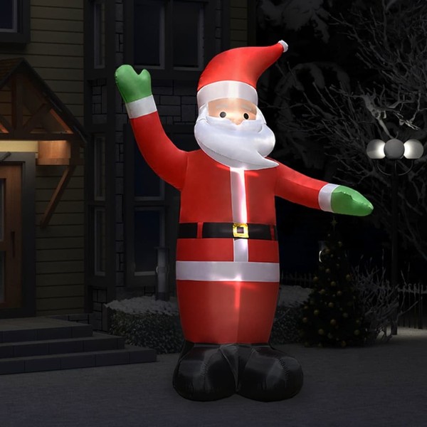 Led Weihnachtsmann Aufblasbar Mit Leds Weihnachtsdeko IP44 3 M-image