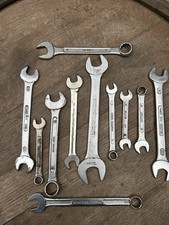 Joblot Metric Flat Spanner’s. x11. Britool, Gedore, Etc. Various Sizes. Used.