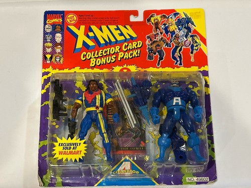 Marvel Comics X-Men Collector Card Bonus Pack BISHOP & APOCALYPSE Figures NEW