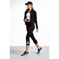 Stella McCartney X Adidas Black Cropped 3/4 Leggings S Media Pocket Climalite