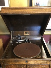 Beautiful HMV 78 working Radiogram Cabinet. In Lovely Condition. Model 162