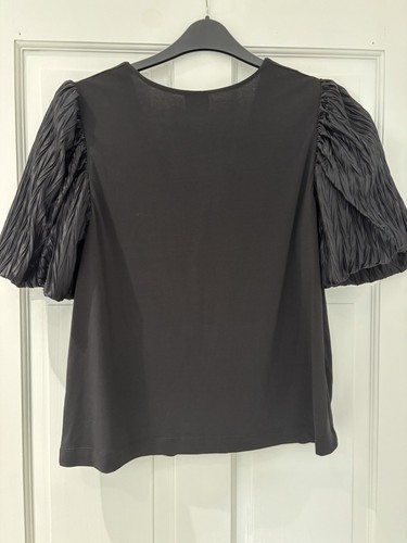 Zara Women’s Puff Sleeved V Neck Blouse Size M - Picture 7 of 10